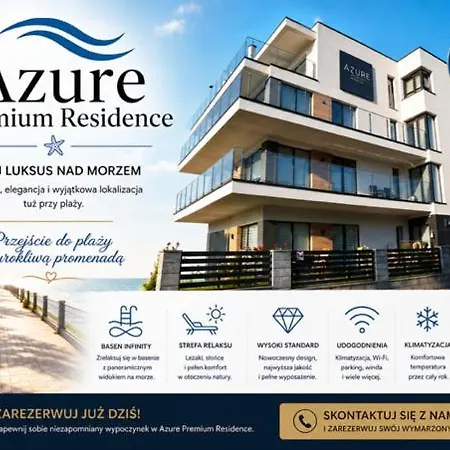 Azure Premium Basen Zewnetrzny Z Lezakami, Jacuzzi Apartment Kolobrzeg